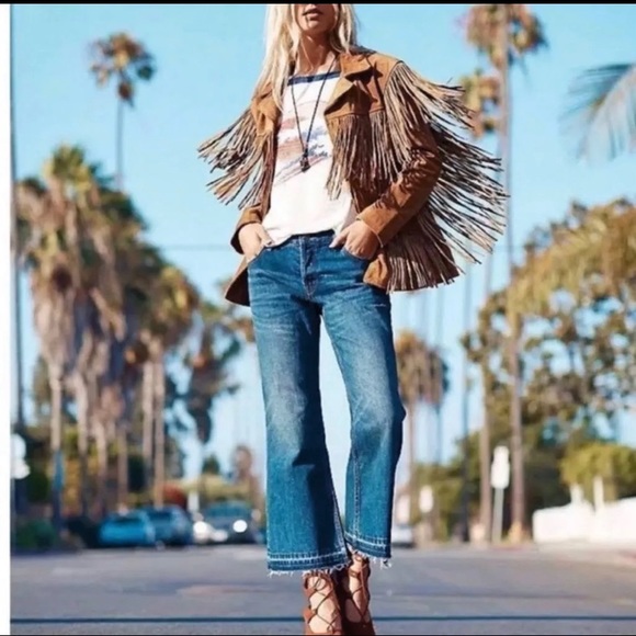 Free People Chelsea Crop Kick Flare Jean - Picture 6 of 6